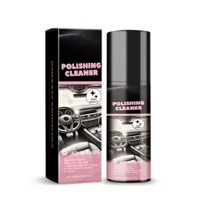 New Polishing Cleaner Car Interior, Interior Detail Spray, Cleaning & Decontamination, Interior All Purpose Car Cleaner for Rubber, Leather(100ml)