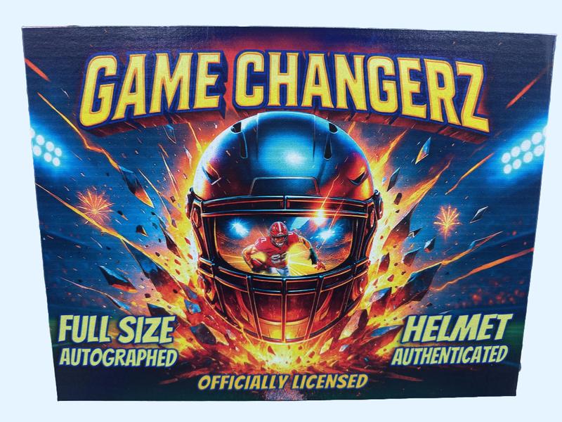 Game Changerz - Pick Your Team - Full Size Lids Authentic Autographed Speed-Flex