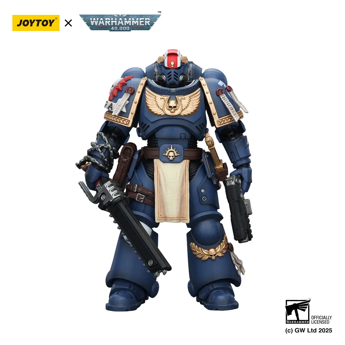 JOYTOY Warhammer 40,000 1/18 Scale Ultramarines Titus with Laurels of Victory Action Figure, Detailed Model Collectible Figurine, Scale Figure, Art Toy, JT02779, joytoyactionfigures, Collectible For Fans