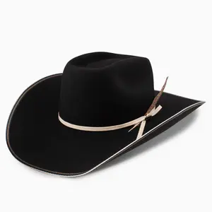 Resistol Black 4X Brick Crown Cowboy Hat Snake Eyes