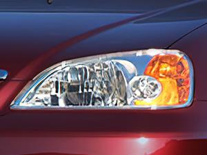 Nilight Headlight Assembly Compatible with 2001 2002 2003 Honda Civic Headlamps Replacement Chrome Housing Amber Reflector Upgraded Clear Lens Driver and Passenger Side