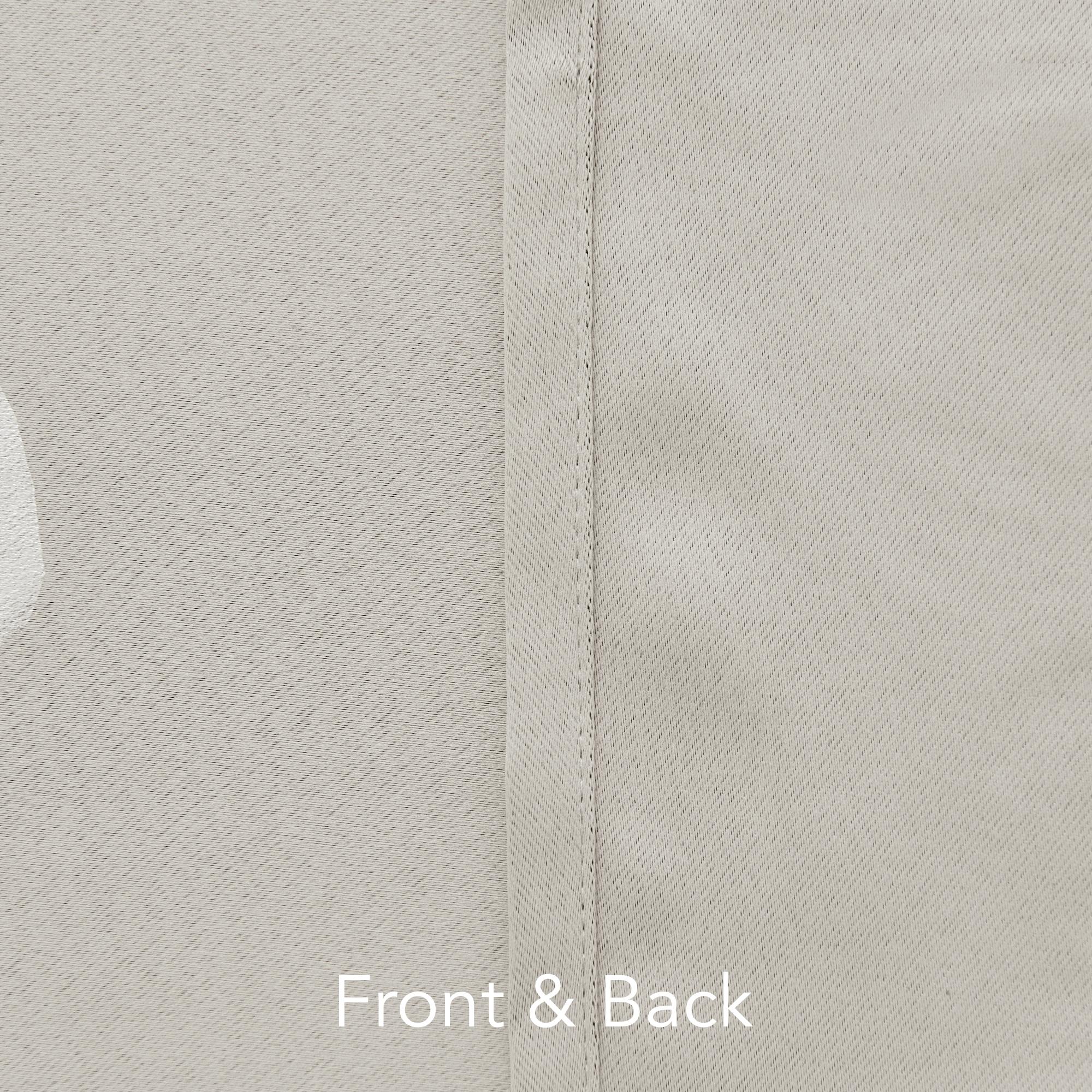 Deconovo Flower Foil Printed Blackout Curtains – 2 Panels, Thermal Insulated Room Darkening Curtains with Grommet Top for Bedroom