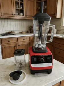 Taiwanese Nutrient Blender 1500W with 2L Mixing Jar 9 Speed Settings 60 Oz Capacity 6 Stainless Steel Blades BPA-Free Dishwasher Safe Includes 6 Free Kitchen Tools blender juicer juicer machine juicers machines