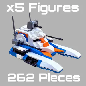 332nd Republic Fighter Tank 262pcs Compatible Building Kit SW