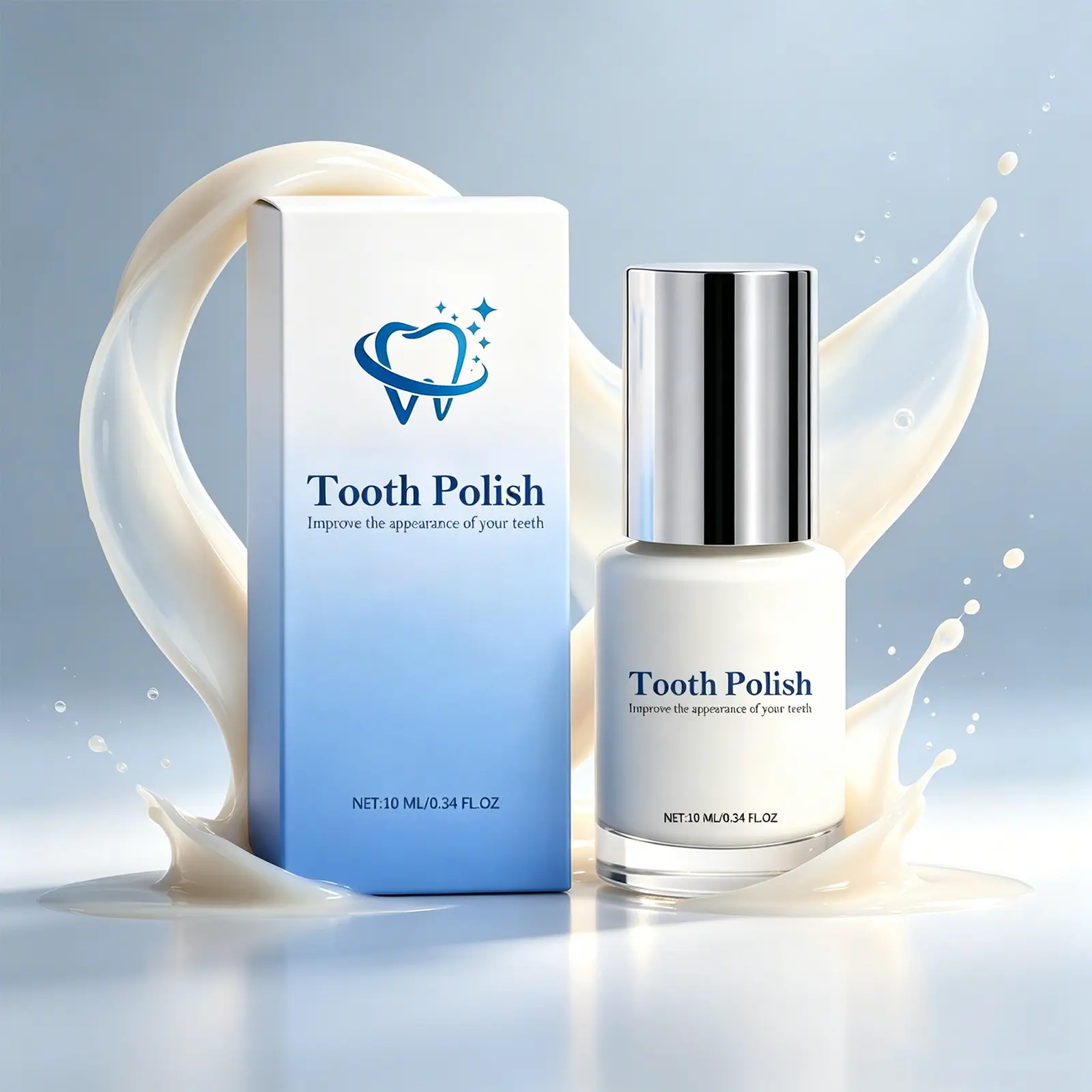 Gentle Tooth Polish for Smile Brightening – Daily Oral Care with Hydroxyapatite, Supports Natural Whiteness, Cleans & Shines Tooth Surfaces, 5ml