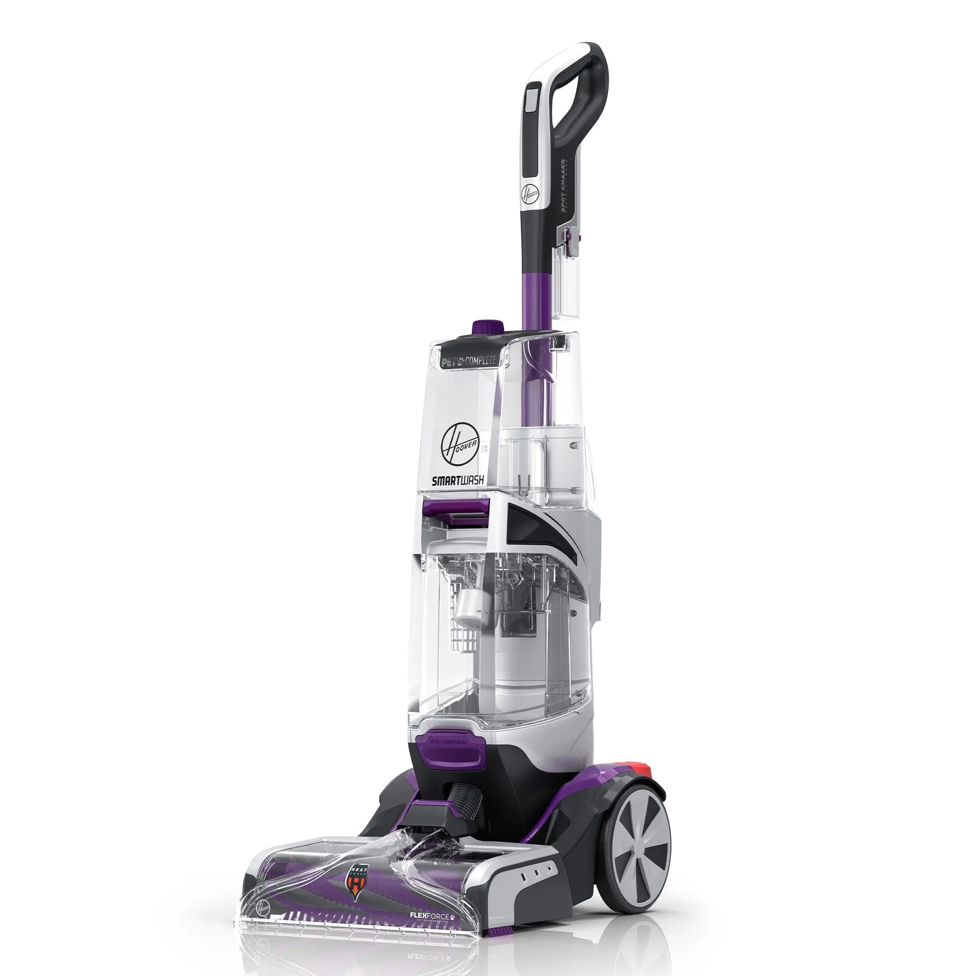 Hoover SmartWash PET Complete Automatic Carpet Cleaner for Pets with Spot Chaser Pretreat Wand and FlexForce Pet PowerBrushes