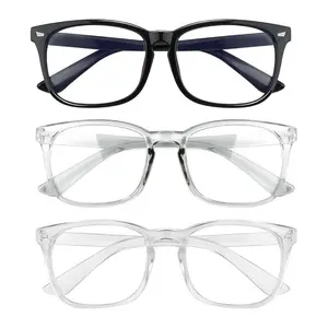 Blue Light Eyeglasses for Men Women,Blue Light Lens,Blue Light Glasses Men,Bluelight Glasses Women,Computer Glasses,Party Glasses,Classic Rectangle Frame