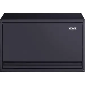 Metal Storage Cabinet, 120lbs Load Capacity per Shelf, 20'' Tall Wall-Mounted Powder-Coating Steel Garage Cabinet with Adjustable Shelf, Press to Lock & Open Door, Perfect for Office Home Garage