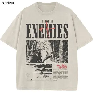 Thorfinn Vintage Wash Tee, Vinland Saga T-shirt, Anime Graphic Tees, Unisex Shirt, Anime Gift For Fan, Gym Workout Shirt, Menswear Womenswear Crew Neck Oversize Fit Heavy Cotton