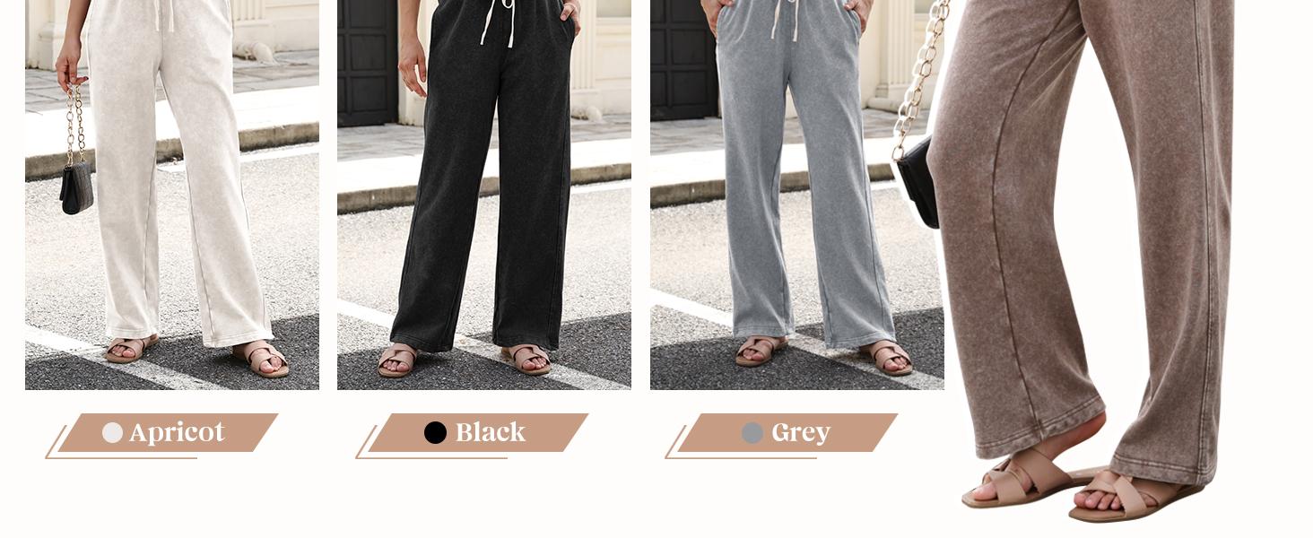 Arssm Women’s Baggy Sweatpants – Wide Leg Palazzo Pants with Acid Wash, Cotton Joggers, Drawstring Athletic Pants with Pockets for Casual Streetwear Arssm Women’s Baggy Sweatpants – Wide Leg Palazzo Pants with Acid Wash, Cotton Joggers, Drawstring Athletic Pants with Pockets for Casual Streetwear