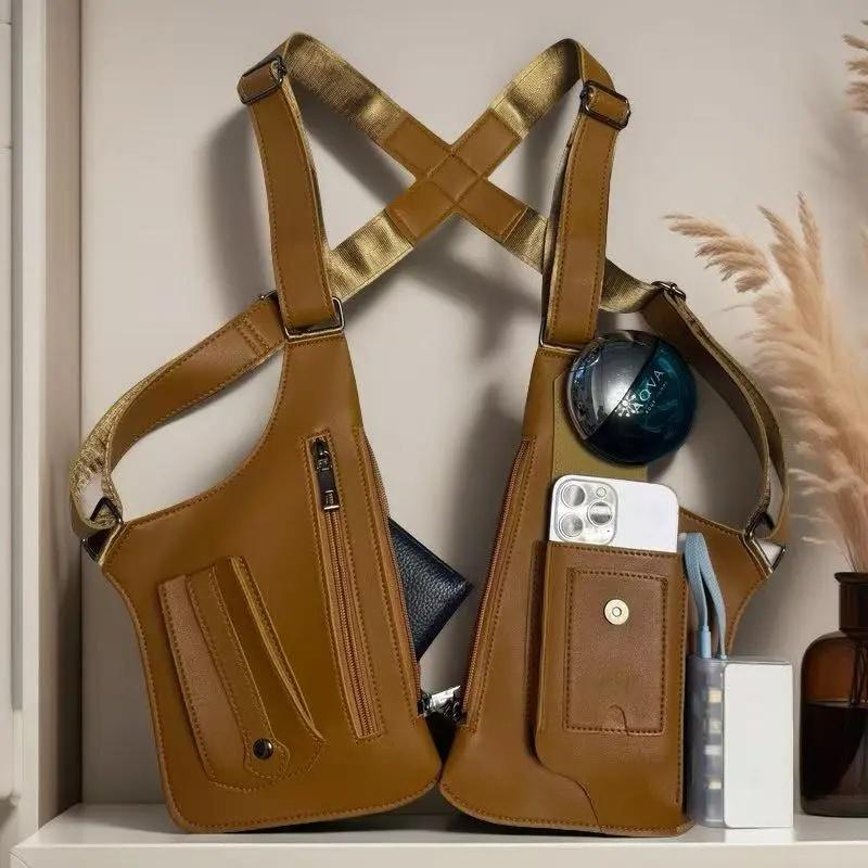 Adjustable Underarm Shoulder Bag for Men and Women- Anti-theft Hidden Storage for Cell Phones and Other Hunting and Outdoor Gear, High-Quality Faux Leather (PU Leather),Christmas first choice, best holiday gift Adjustable Underarm Shoulder Bag for Men and Women- Anti-theft Hidden Storage for Cell Phones and Other Hunting and Outdoor Gear, High-Quality Faux Leather (PU Leather),Christmas first choice, best holiday gift