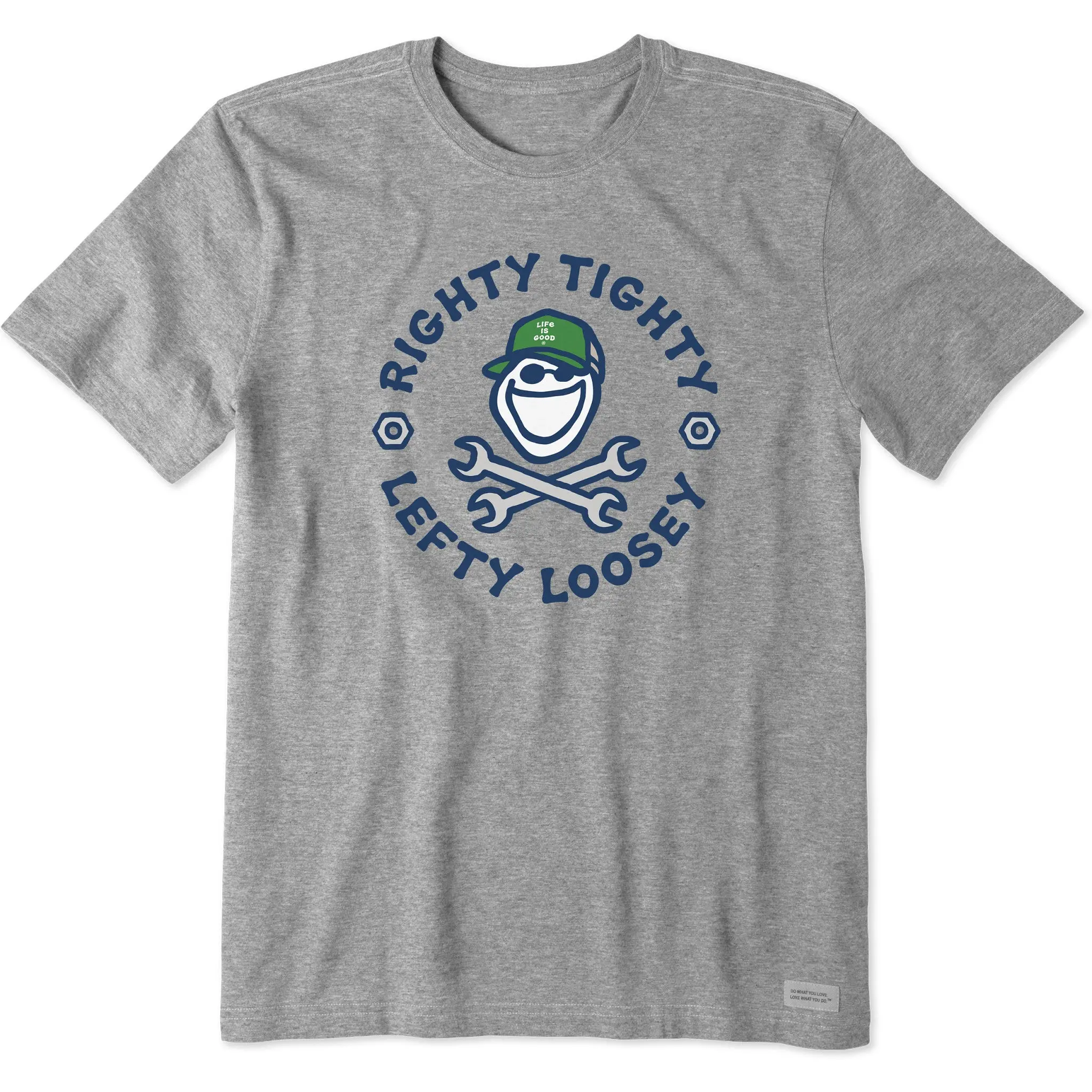 Men's Righty Tighty Lefty Loosey Short Sleeve Crusher Tee