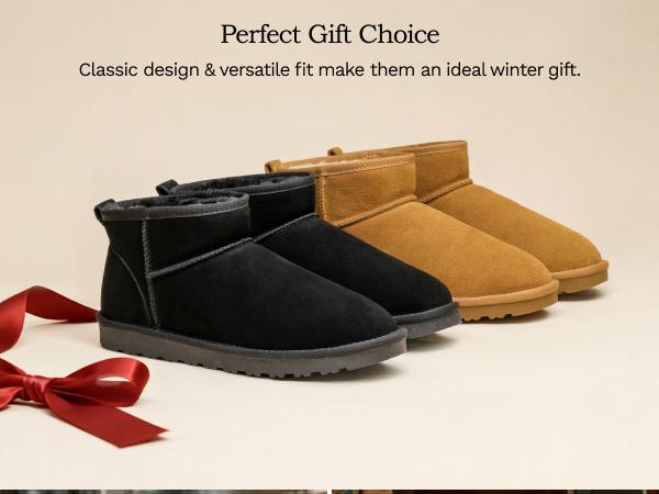 Bruno Marc Men's Winter Boots Cozy Suede Cold Weather Outdoor Casual Warm FuzzyClasic Short Boots winter boots fur boots boots for fall SpringStatements