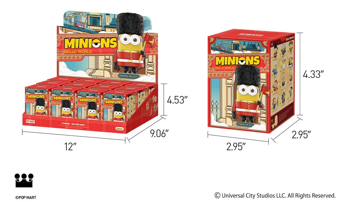 POP MART Minions Bello World Series Figures, Blind Box