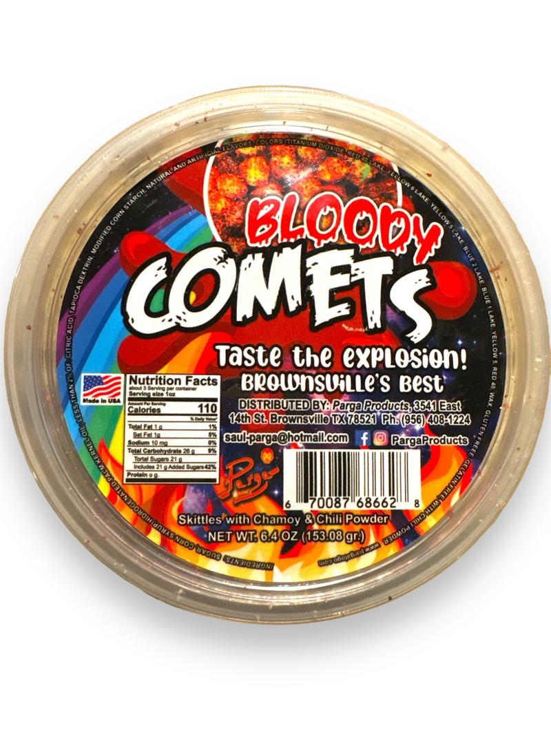 Bloody Comets-Skittles Enchilados Candy