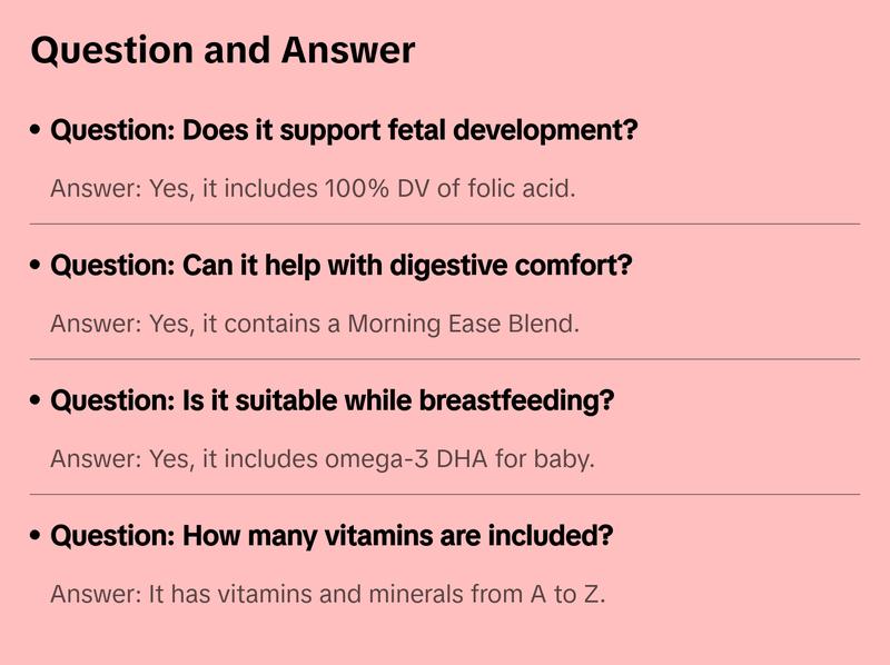 Once Daily Prenatal Multivitamin