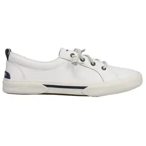 Sperry Womens Pier Wave Ltt Lace Up Sneakers Shoes Casual - White