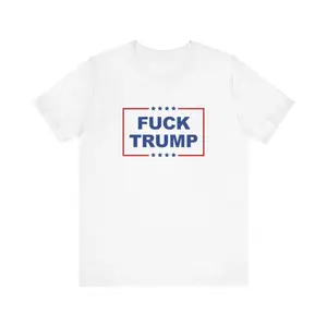 Fuck Trump T-Shirt, Unisex Shirt, Not My President, Trump For Prison Tee, Convicted Felon Traitor Treason Rapist, Lock Him Up