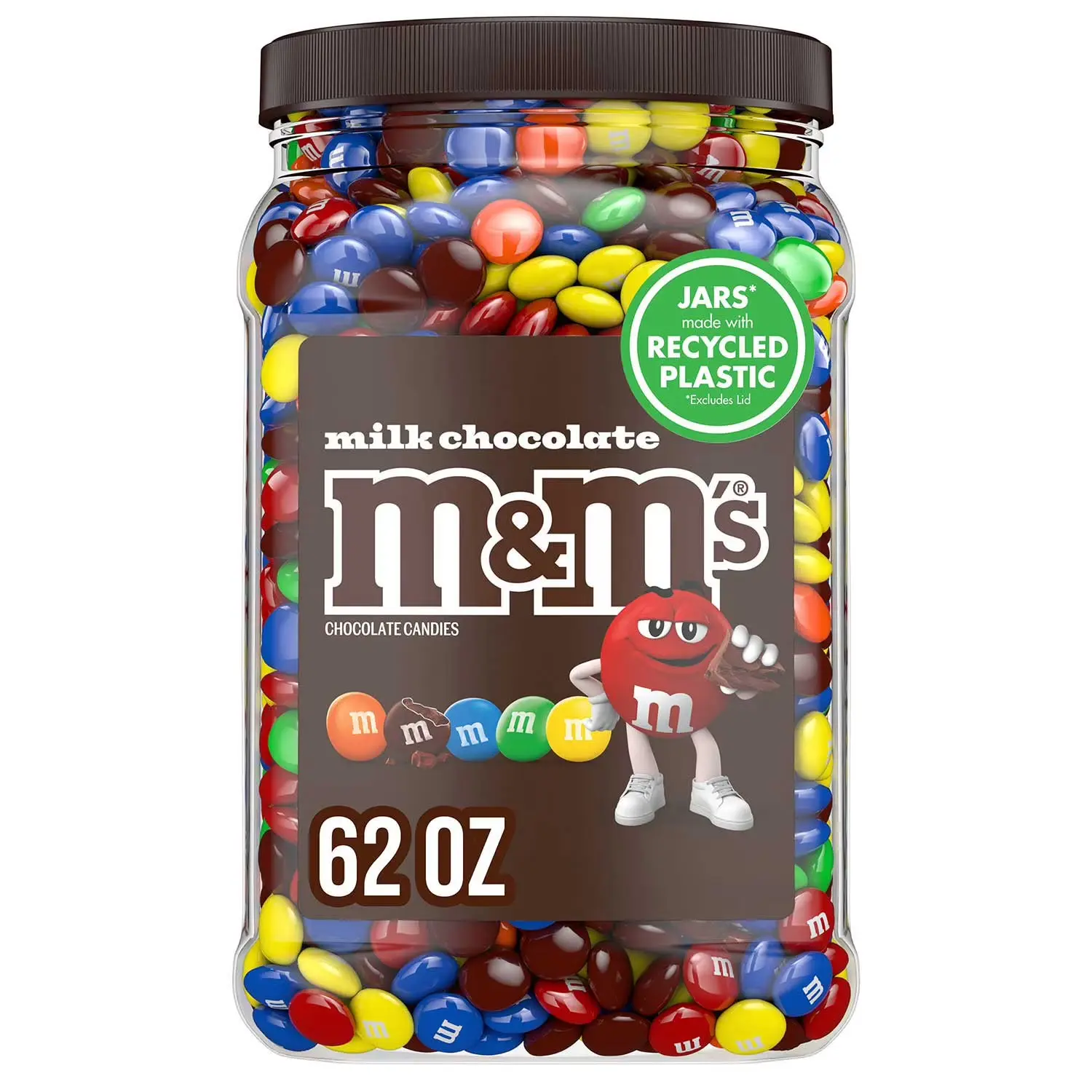 M&M'S Classic Milk Chocolate Candy Bulk Pack, 62 oz