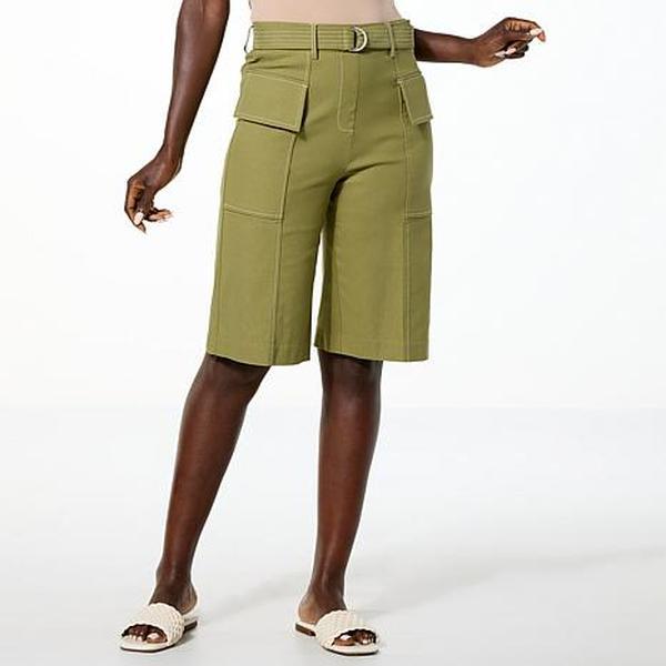 GREY by Jhoan Sebastian Grey GREY by Jhoan Sebastian Belted Bermuda Short