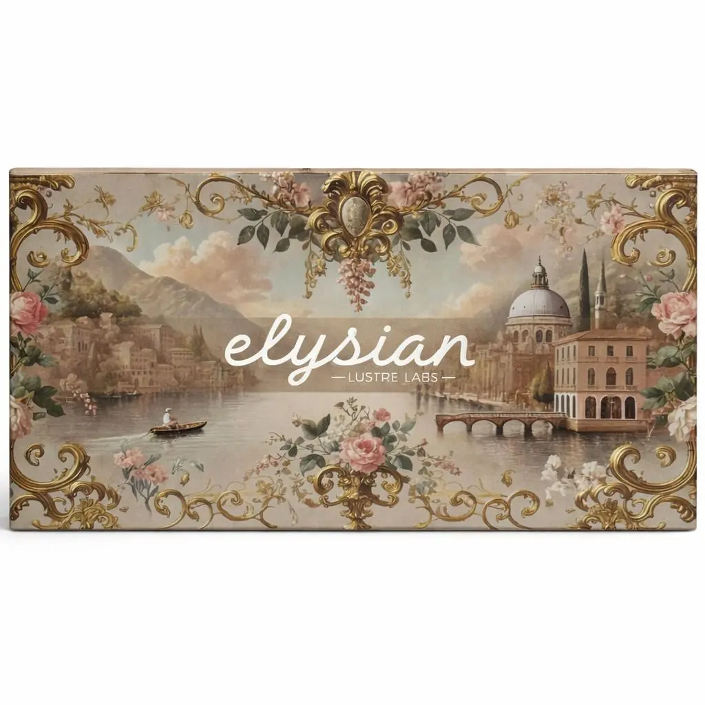 Elysian Glimmer Multiverse Eyeshadow Palette - 6 Hypnotic Iridescent Duochrome Shimmers, 2 Ultra Matte Shades, Color-Shifting Glitter Cosmetic | Blendable Texture Powder, Shimmer Eye Makeup