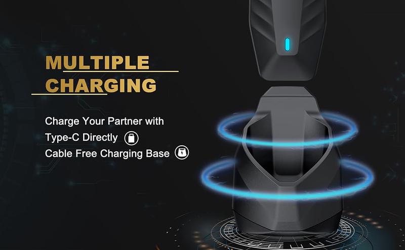 MANSPOT Manscape Body & Pubic Hair Trimmer for Men Electric Groin Hair Trimmer with Replaceable Ceramic Blade Heads Waterproof for Wet Dry Use Standing Recharge Dock 90 Minutes Shaving Time