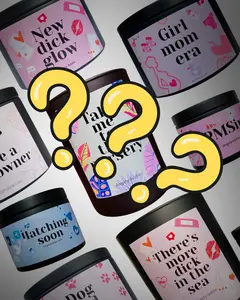 Scent Sample Mini Candle, Soy Wax Travel Candle, mystery candle