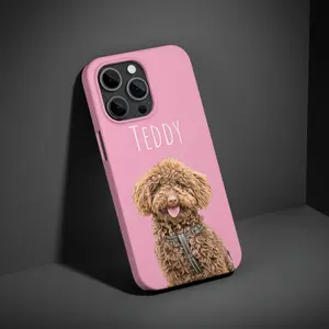 Custom Pet Phone Case Using Pet Photo + Name Custom Dog Iphone 17 Case Custom Cat Phone Case Personalized Phone Case Cat Iphone Case