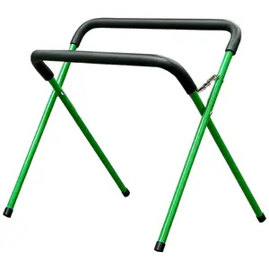LAUCO Portable Workbench Folding Stand, 500 Pound Capacity Foldable Portable Work Stand , Heavy-Duty Bumper Stand for Garage and Shop (1 Green)