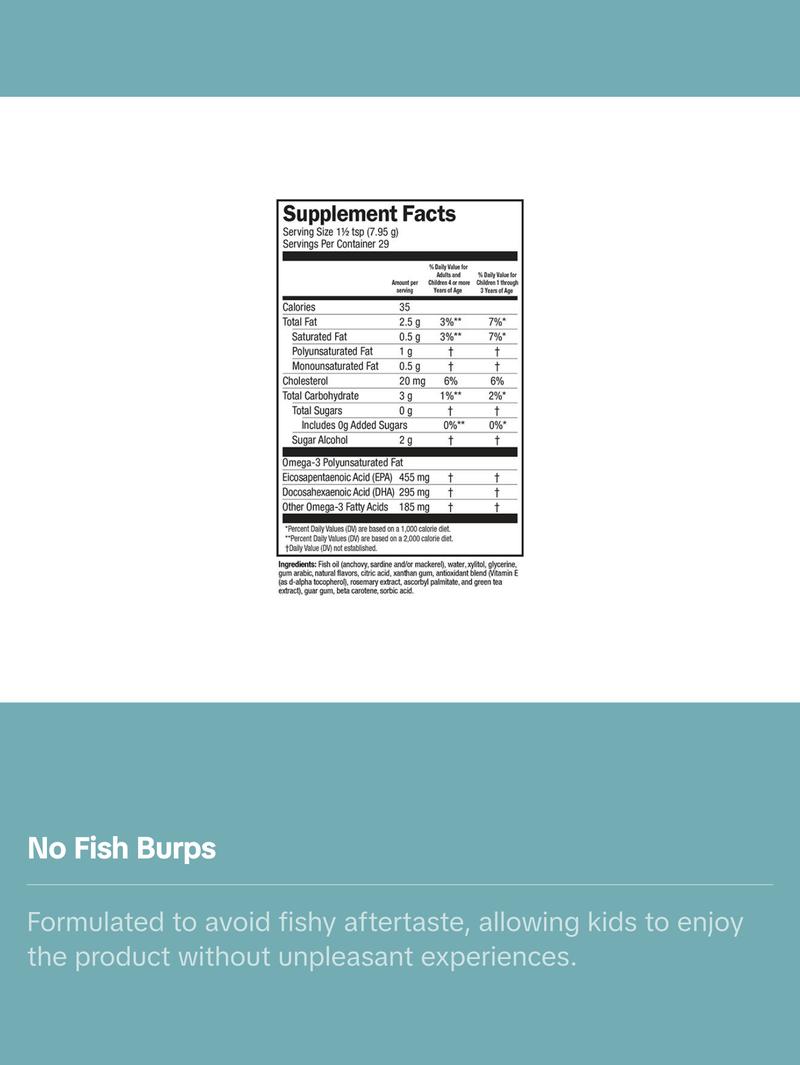 Barlean's Lipsmackin' Citrus High Potency Fish Oil for Kids Healthcare Vitamin Barlean's Lipsmackin' Citrus High Potency Fish Oil for Kids Healthcare Vitamin