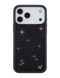 Rhinestone iPhone Case | Black Rhinestone iPhone Case | Black