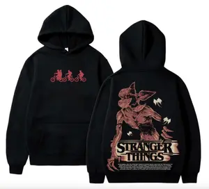 Vintage Stranger Things Demogorgon T-shirt/Hoodie, Netflix Horror Streetwear, Soft Cotton Unisex Hoodie Gift for Fans and Collectors