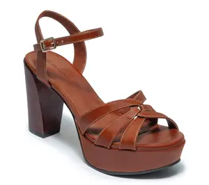 Bernardo Platform Leather Sandal - Vittor