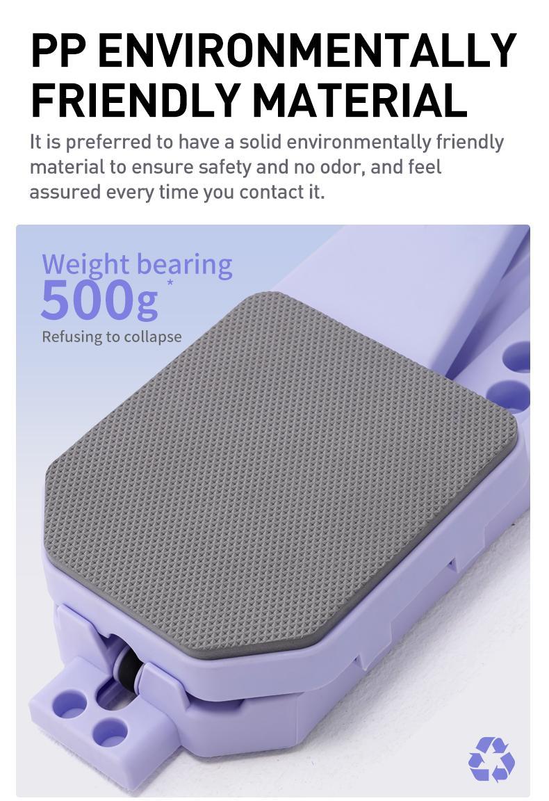 2.0 Multi-functional Adjustable Ab ExerciseBoard, Split Ab Slide Roller Board, Home PilatesReformer with Knee Mat for Home Gym Core & AbStrength T