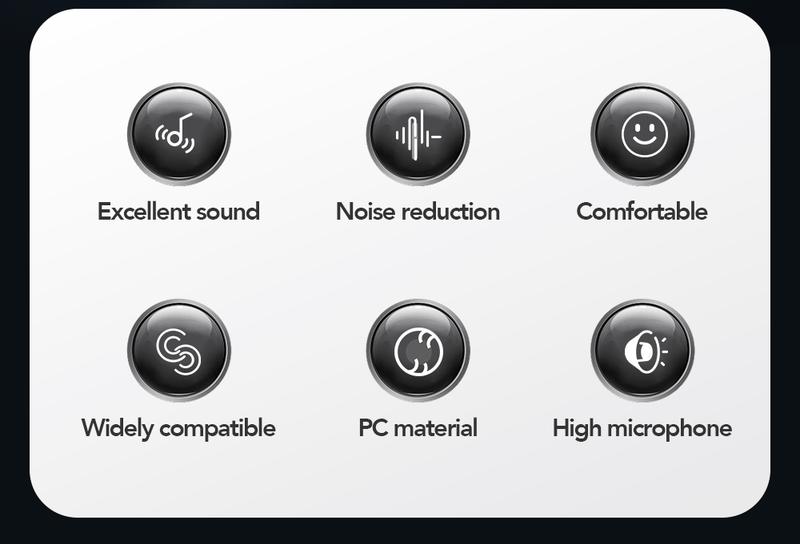 ERAZER XP10 Portable Wired In-Ear Earphone, Wired Headphones With Mic, HiFi Subwoofer Noise Cancelling Wired Earphones for Game Sports, 3D Stereo Sound Headphones For Gym & Sports & Game, Headphones 8D Audio, Electronic Audio Earbud