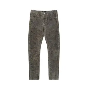 P001 Slim Fit Leather Pant