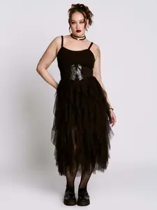 Cascade Ruffle Dress