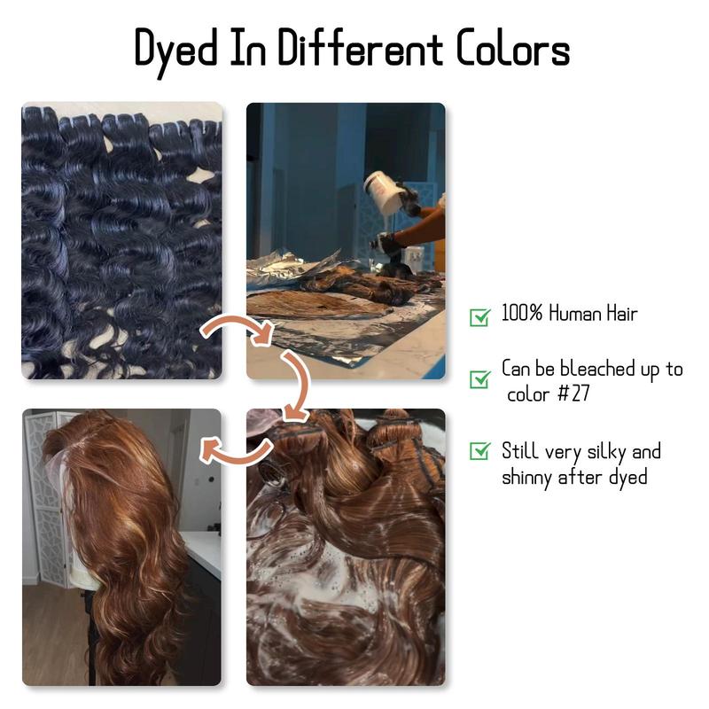 [LIVE ONLY CLEARANCE] Wequeen Transparent & HD Lace Closure 10A Grade 2"x6";4"x4";5"x5";13"x4" Upgrade Body Wave Straight #1B Natural Black 12-20inch Budget Friendly Wig