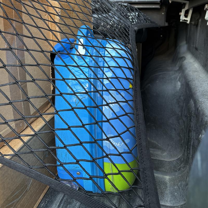 Highly Elastic Cargo Net, Simple Truck Bed Cargo Mesh Organizer, Ideal for ATV, SUV, UTV, Truck and Boat Use Furniture Camping Gear Compact Storage Stretchable