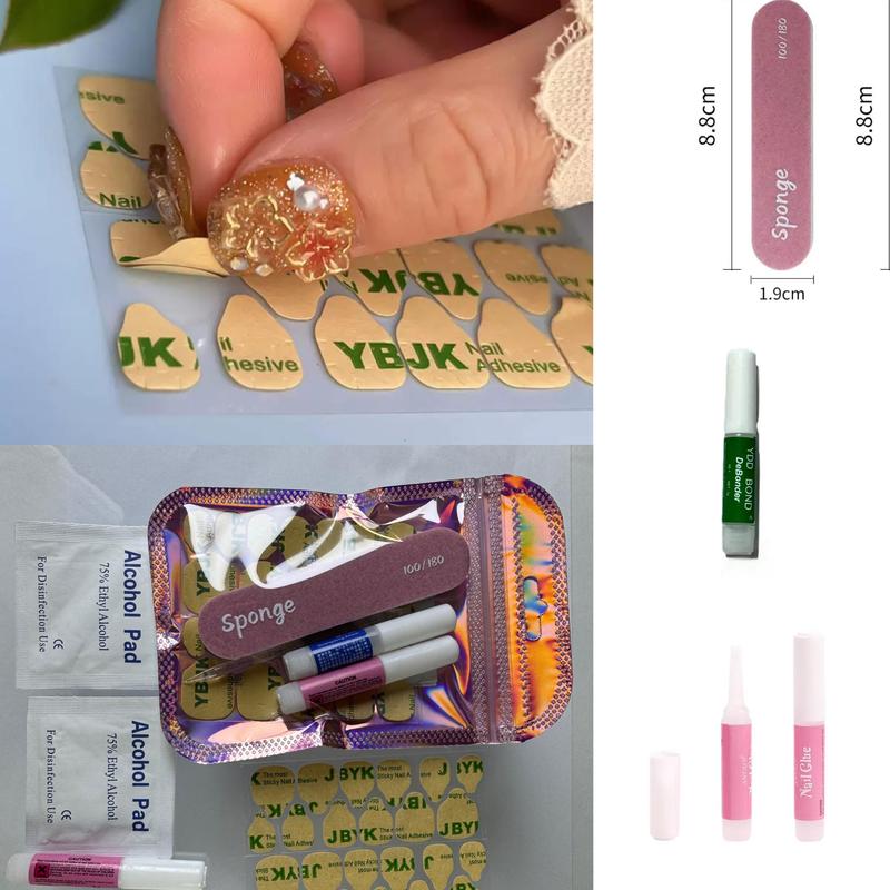 Handmade Cute Strawberry Press On Nails for Women Ellipsr/Square False Acrylic Nails 10PCS