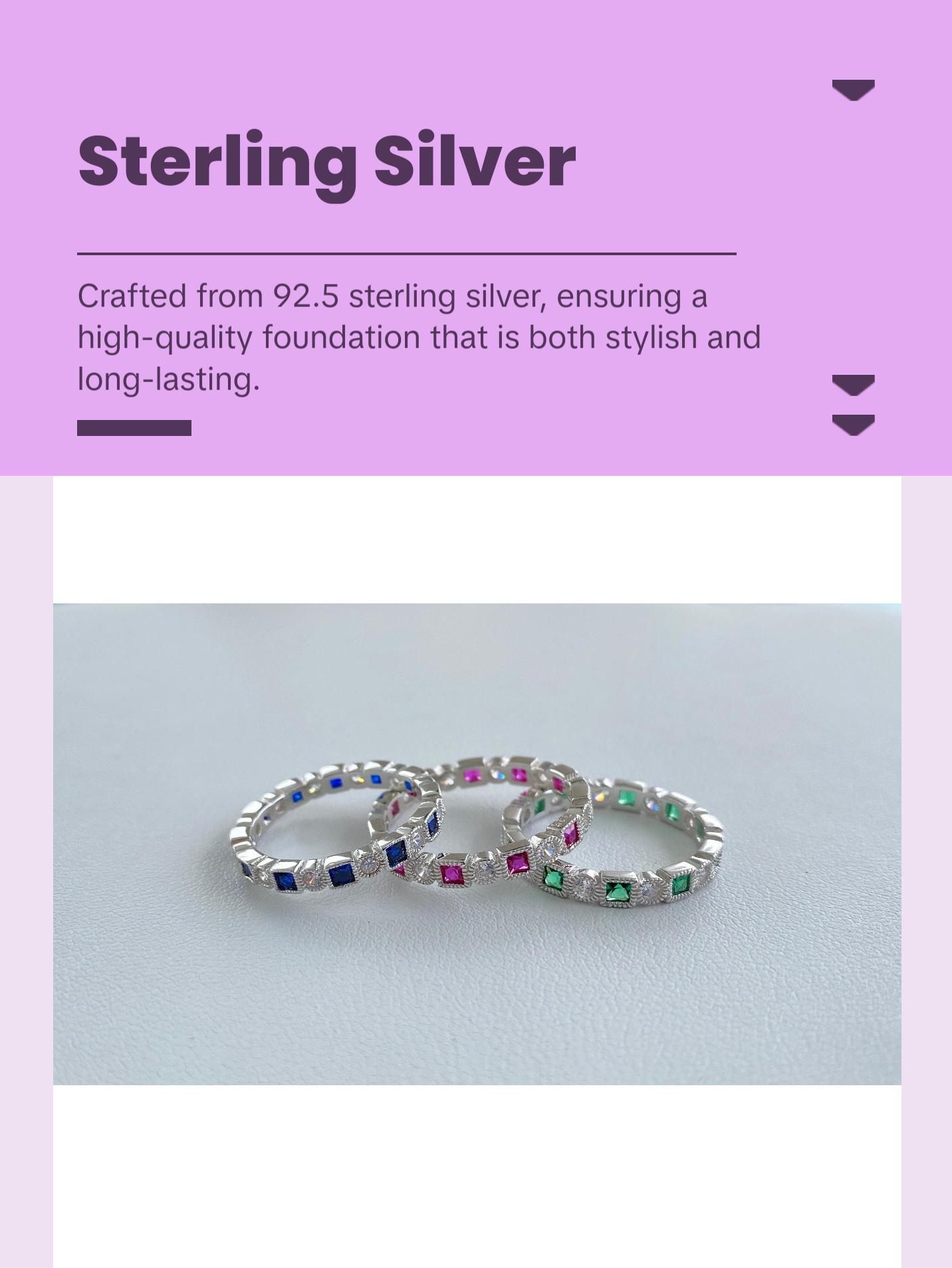 Ruby Eternity Art Deco Band