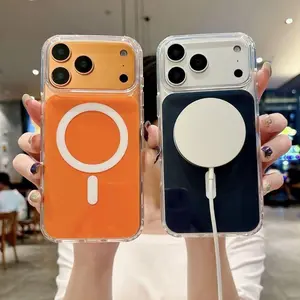 Magnetic MagSafe Translucent Matte Phone Case | Anti-Fingerprint Shockproof Slim Cover | Tech Gift for Apple iPhone 17/16/15/14/13/12/11/XR/XS/X --952