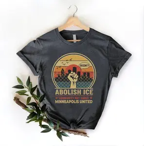 No ICE Shirt, Minnesota United T-shirt, Pro Immigration T-shirt, Human Activist Top, Political Activist T-shirts