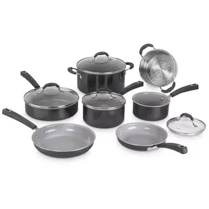 Cuisinart Advantage Ceramica XT Non-Stick 11 Piece Cookware Set with Non-Stick Coating for Easy Food Release and Cleanup