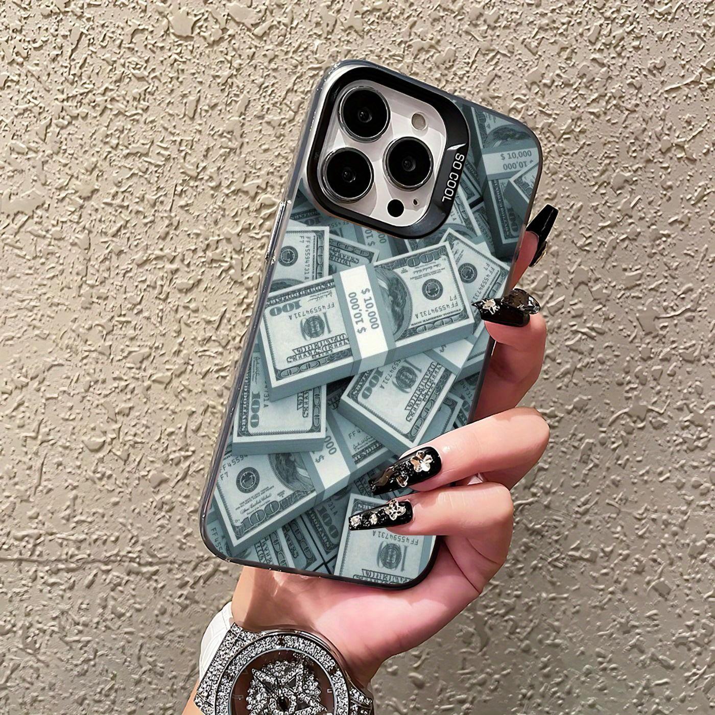 Stylish and minimalist banknote stack pattern phone case, compatible with iPhone 17 16 15 14 13 12 11 PRO MAX PLUS,AIR Xs Max.It's shockproof, durable, and lightweight, offering a bare-feel design.Made with high-quality materials, it's a perfect gift
