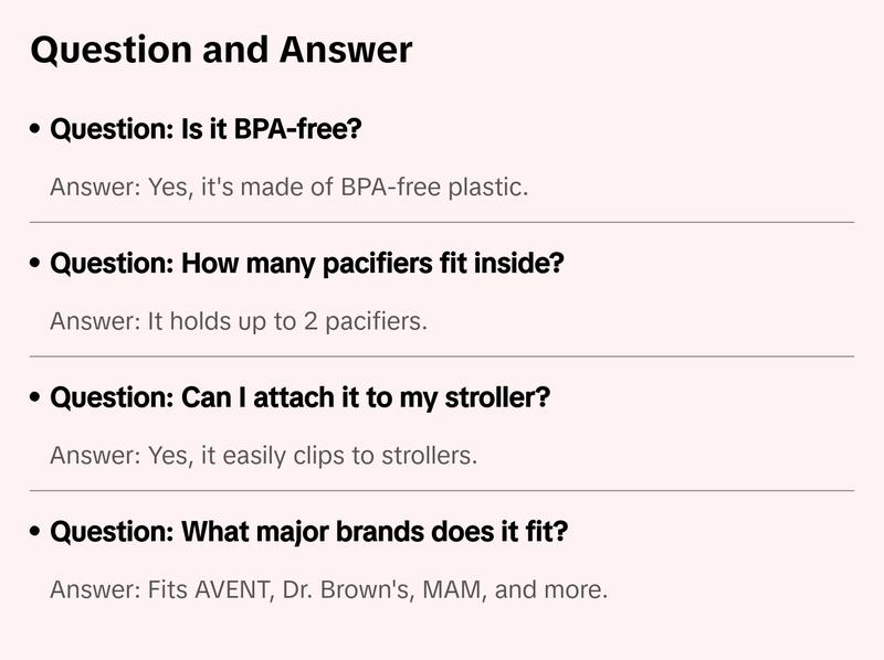 Primo Passi Pacifier Case, Pink - Perfect for Soothing Your Baby