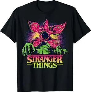 Stranger Things Season 5 Retro Video Game Demogorgon T-Shirt Stranger Things Season 5 Retro Video Game Demogorgon T-Shirt