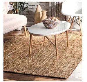Natural Solid Addy Area Rug 5x8 – Minimalist Neutral Floor Rug for Living Room & Bedroom Décor