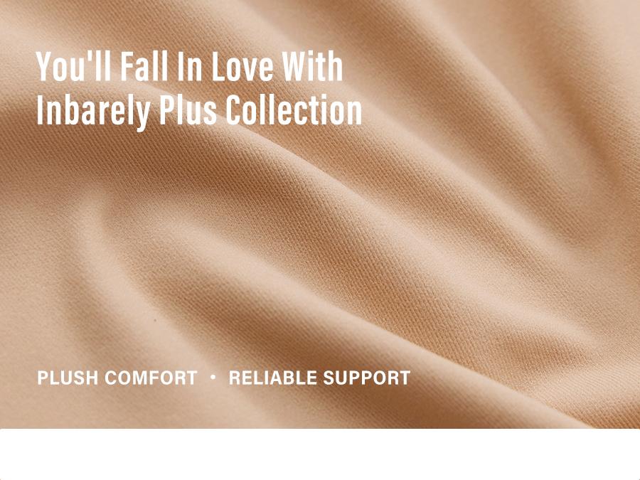 INLYRIC Women's Inbarely Plus Everyday Comfort Balconette Bra Wire Support No Padding Unlined Natural Shape for Daily Wear SpringStatements