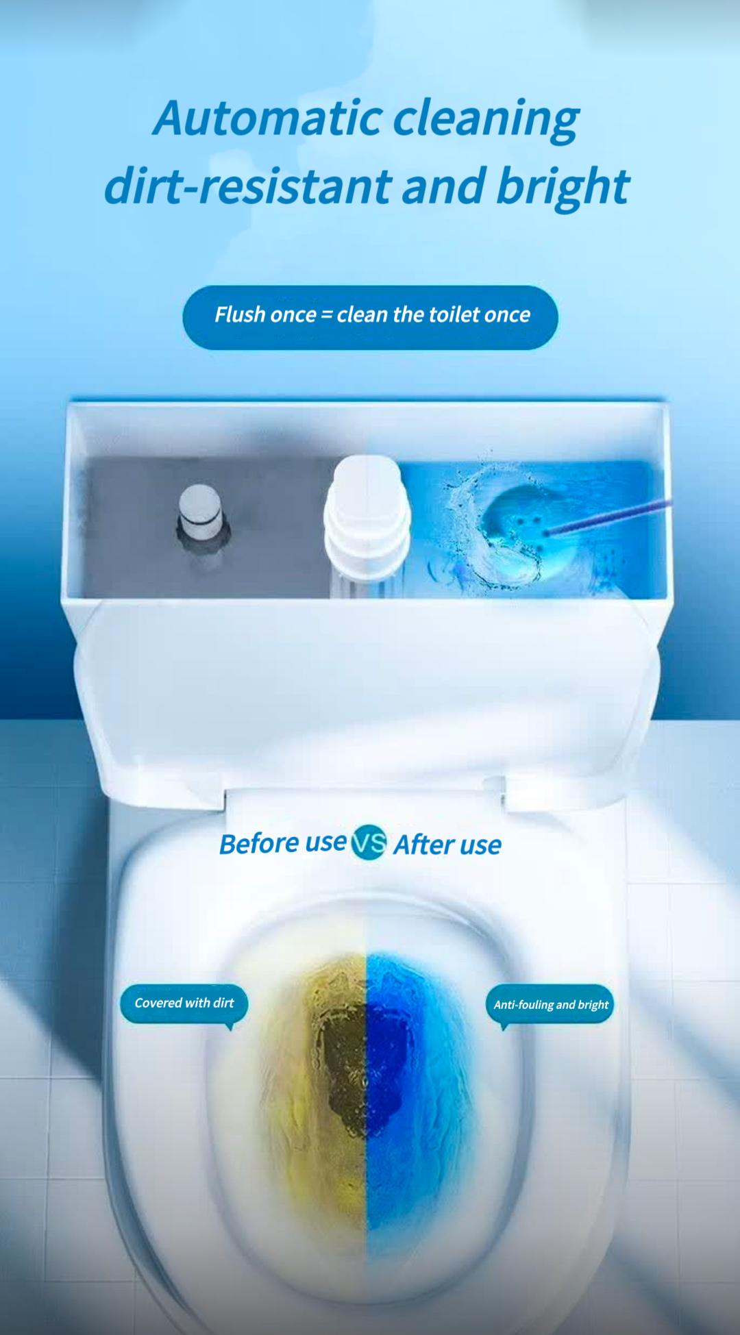 3PCS Toilet Bowl Cleaner Bottle, Cute Dinosaur-Shaped Bathroom Toilet Tank Cleaner with Ocean, Jasmine, and Peach Scent full head coverage